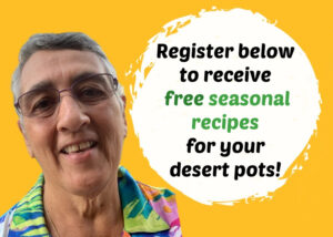 Free seasonal garden recipes for desert pots container